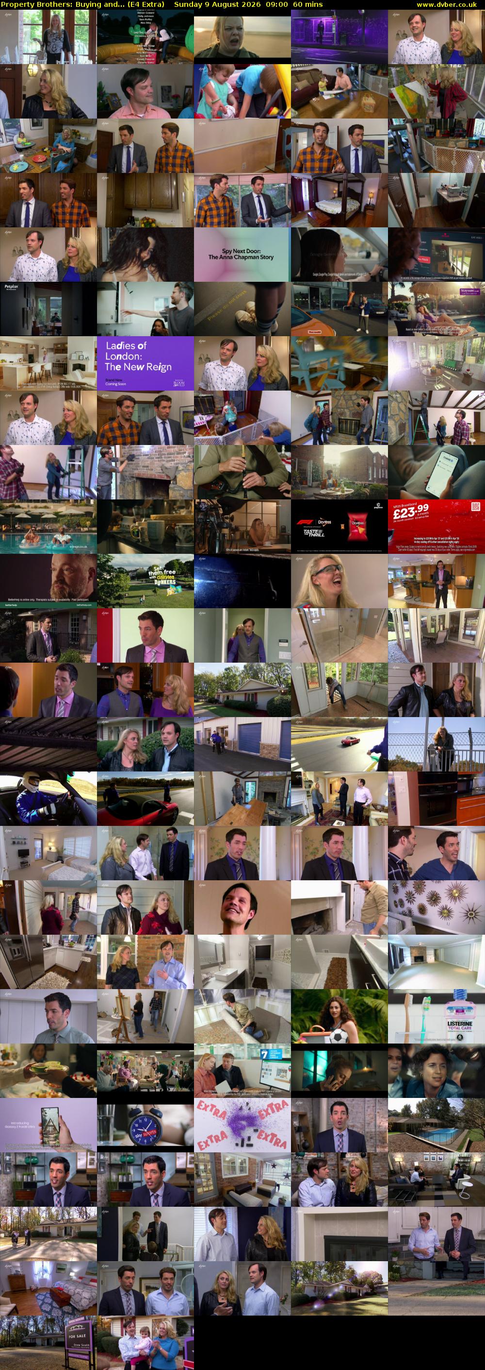 Property Brothers: Buying and... (E4 Extra) Sunday 9 August 2026 09:00 - 10:00