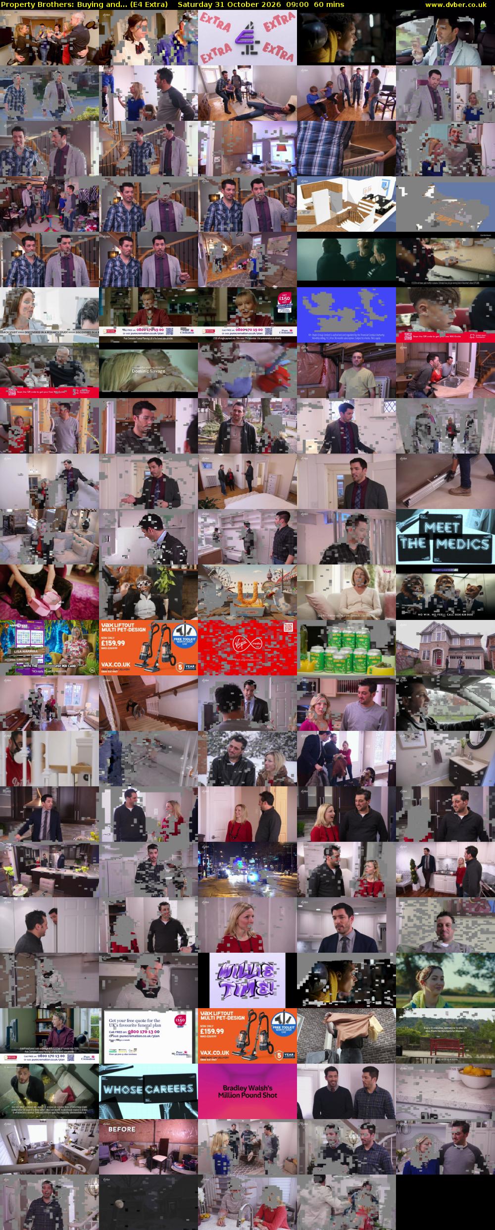 Property Brothers: Buying and... (E4 Extra) Saturday 31 October 2026 09:00 - 10:00