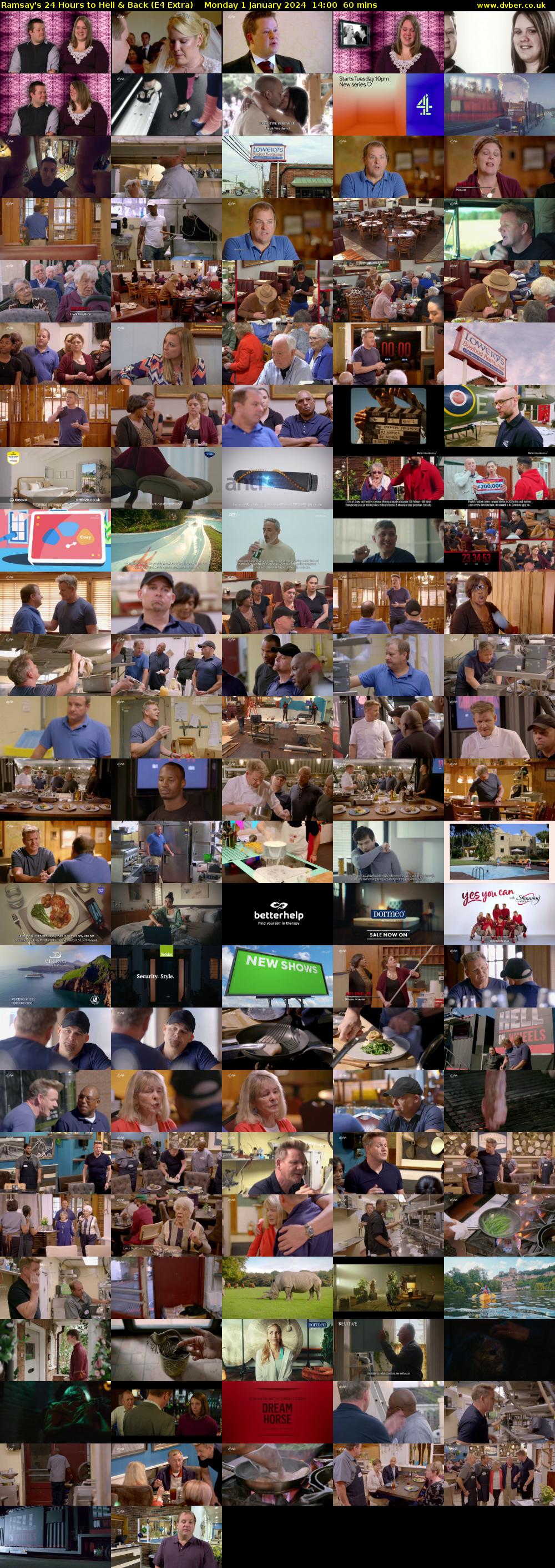 Ramsay's 24 Hours to Hell & Back (E4 Extra) Monday 1 January 2024 14:00 - 15:00