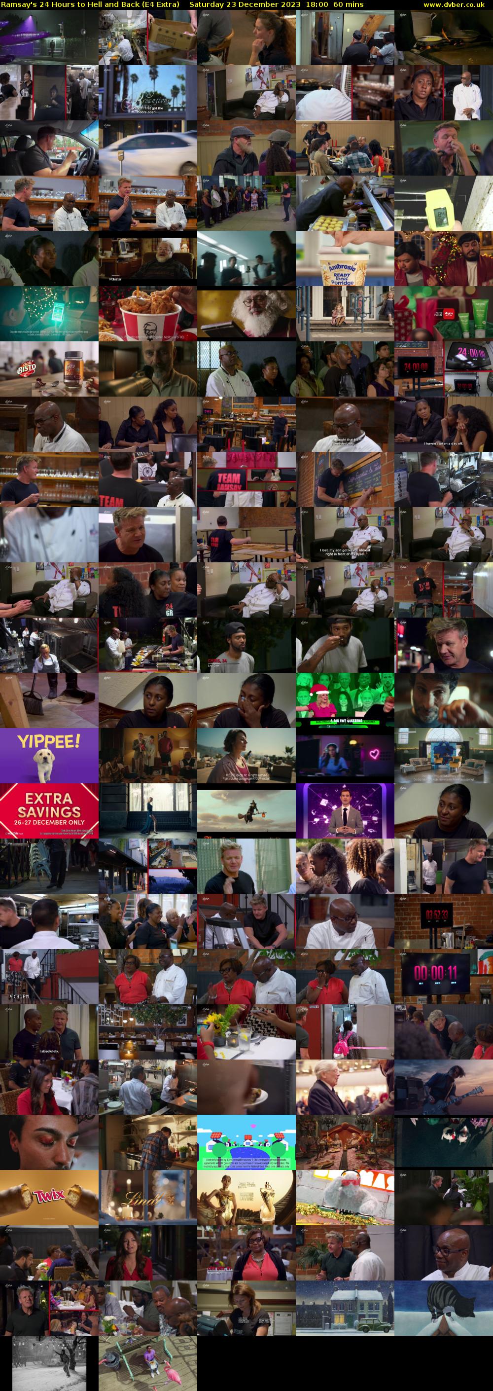Ramsay's 24 Hours to Hell and Back (E4 Extra) Saturday 23 December 2023 18:00 - 19:00