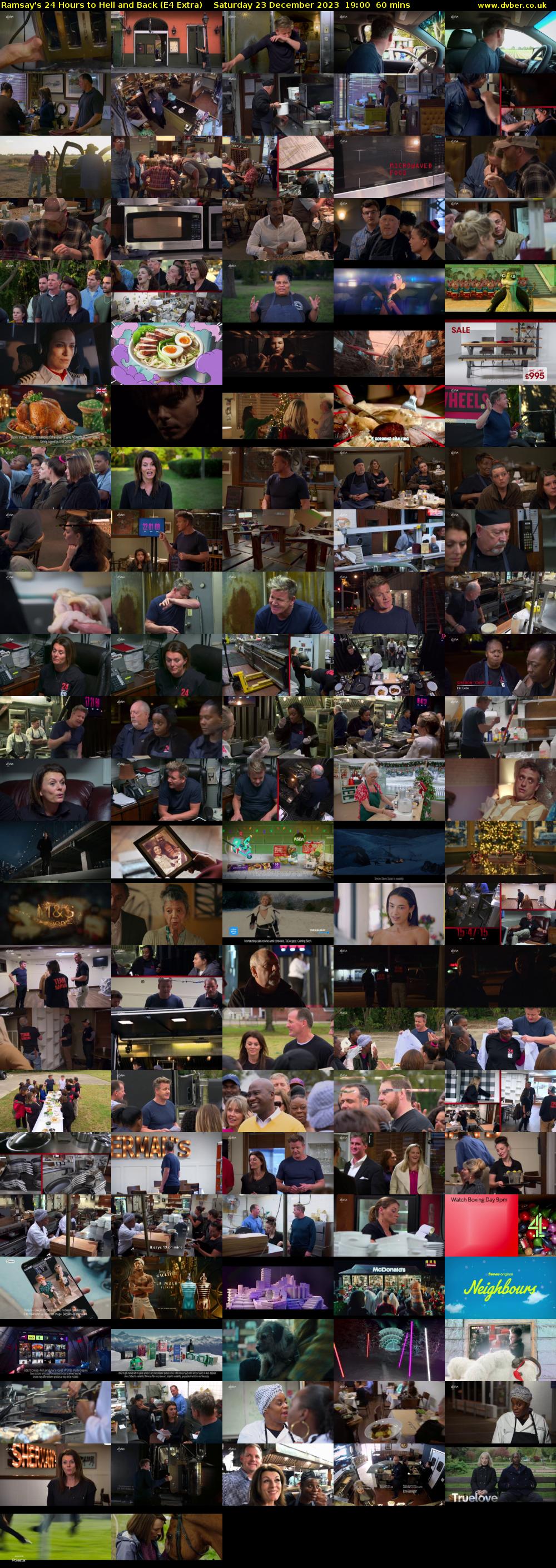 Ramsay's 24 Hours to Hell and Back (E4 Extra) Saturday 23 December 2023 19:00 - 20:00
