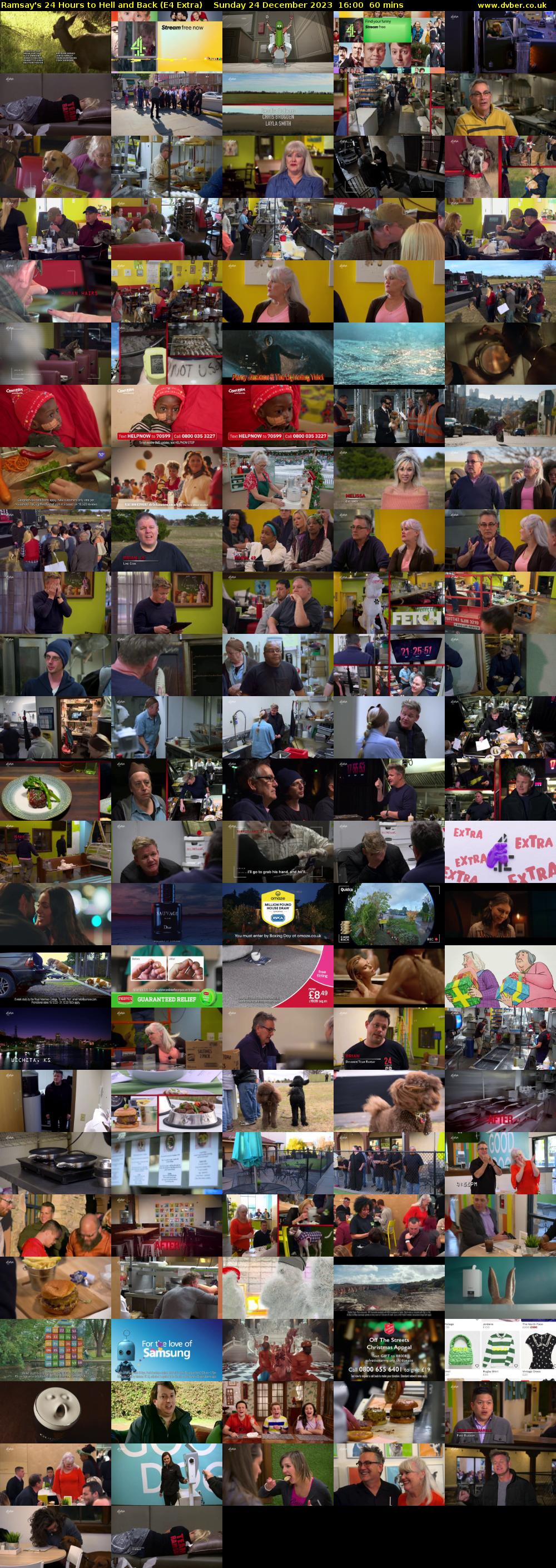 Ramsay's 24 Hours to Hell and Back (E4 Extra) Sunday 24 December 2023 16:00 - 17:00