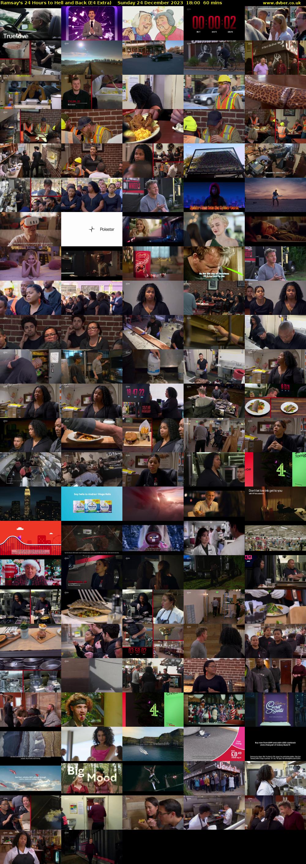 Ramsay's 24 Hours to Hell and Back (E4 Extra) Sunday 24 December 2023 18:00 - 19:00