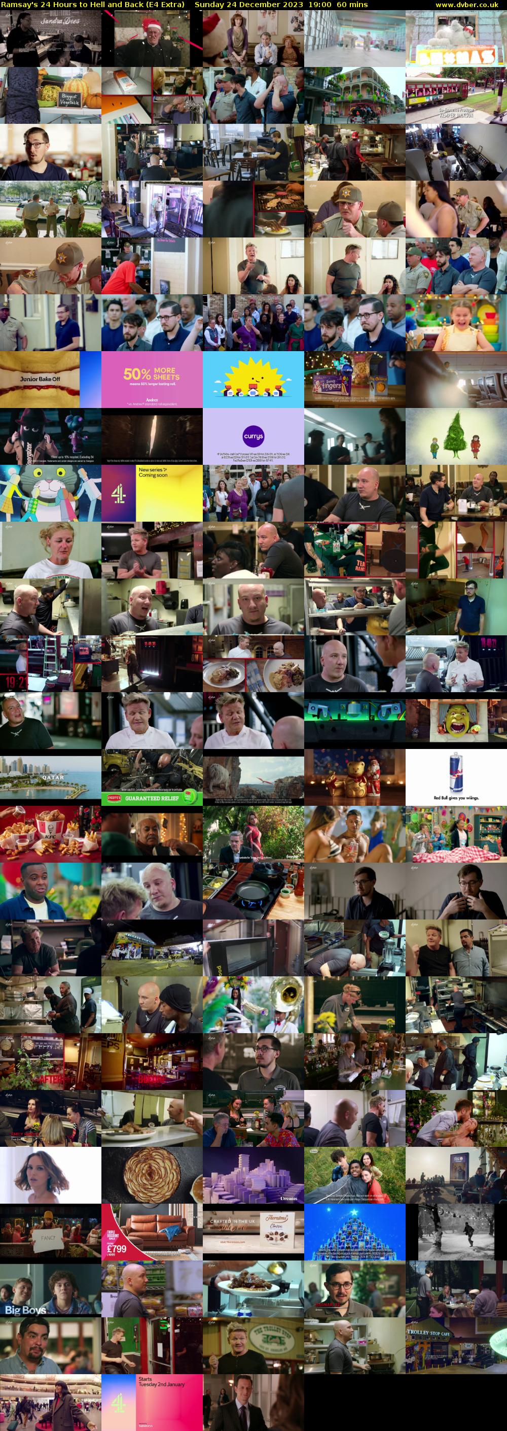 Ramsay's 24 Hours to Hell and Back (E4 Extra) Sunday 24 December 2023 19:00 - 20:00