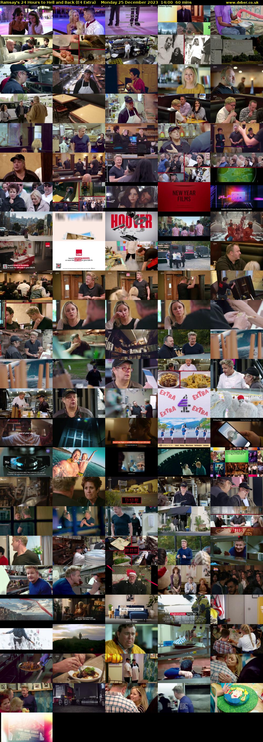 Ramsay's 24 Hours to Hell and Back (E4 Extra) Monday 25 December 2023 14:00 - 15:00