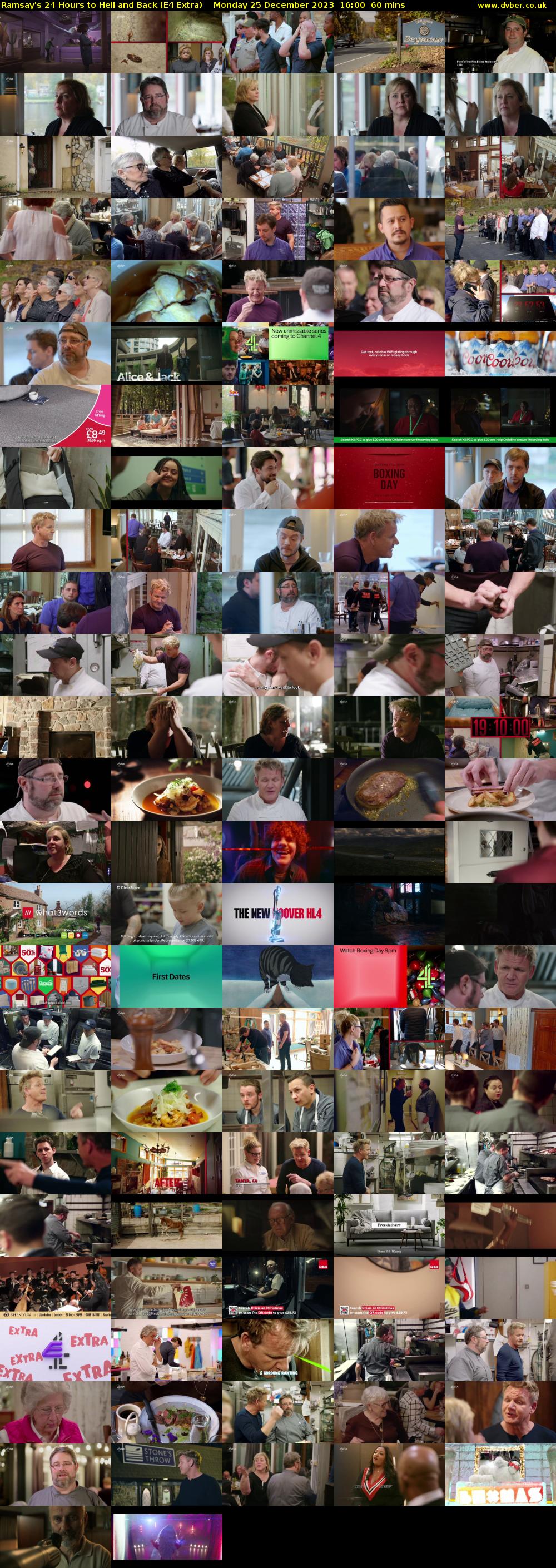 Ramsay's 24 Hours to Hell and Back (E4 Extra) Monday 25 December 2023 16:00 - 17:00