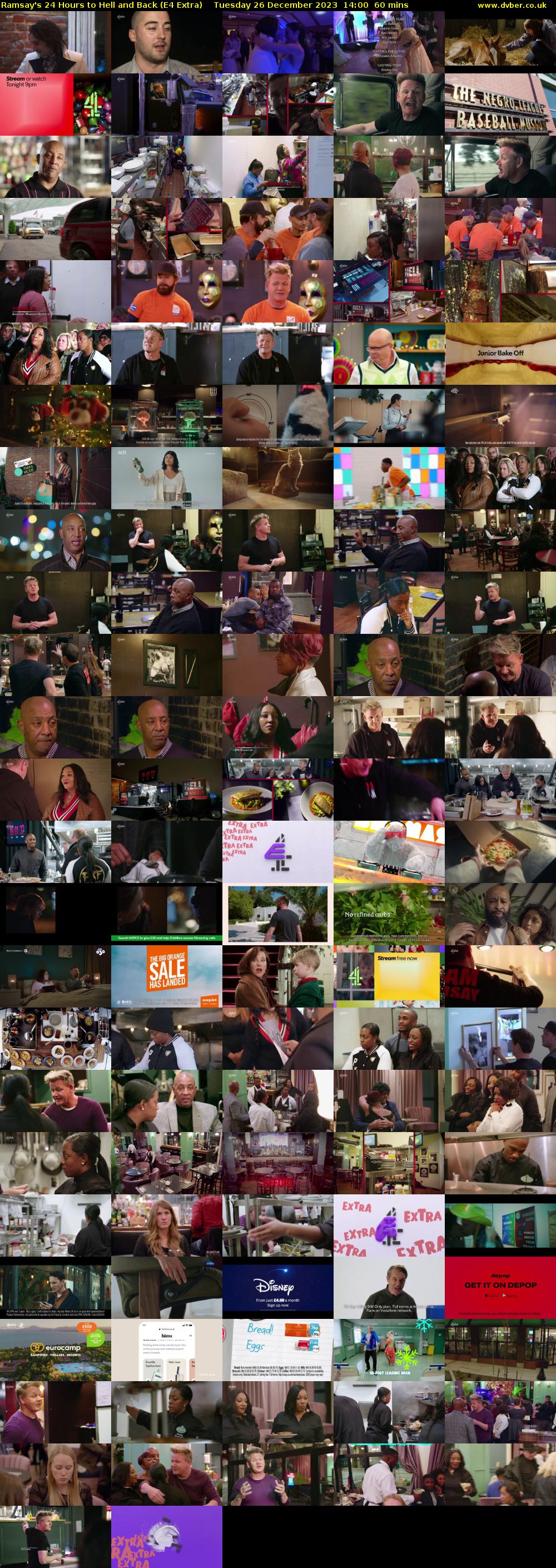 Ramsay's 24 Hours to Hell and Back (E4 Extra) Tuesday 26 December 2023 14:00 - 15:00