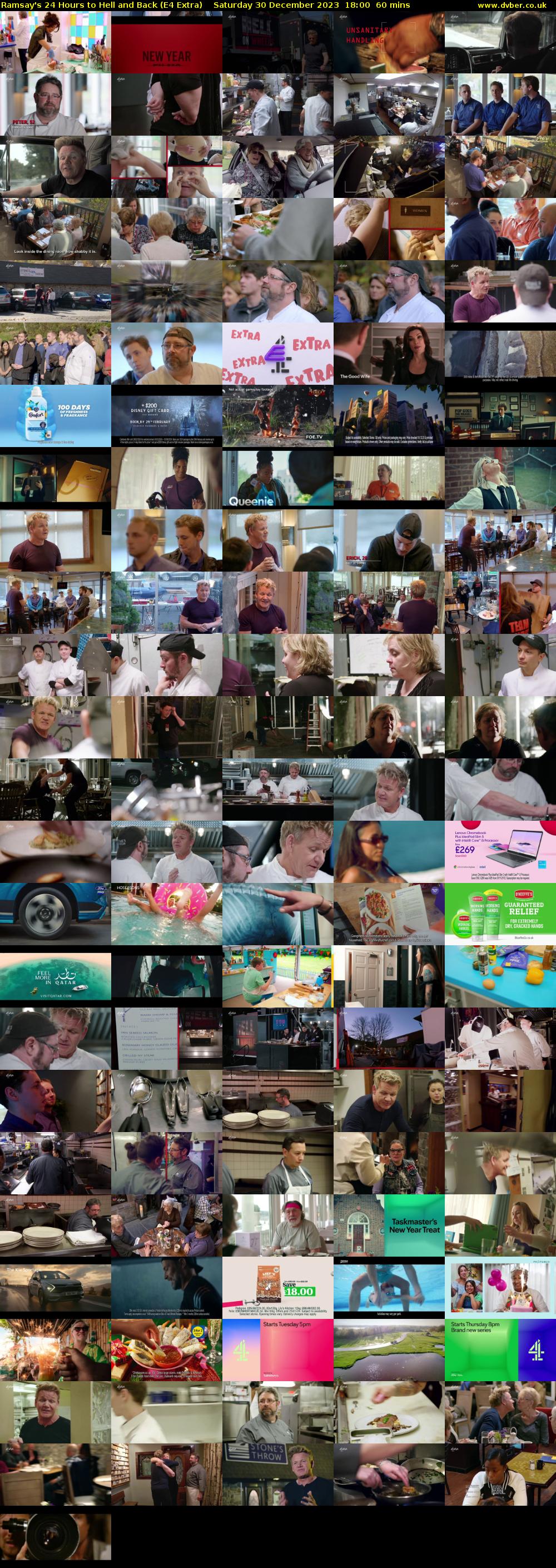 Ramsay's 24 Hours to Hell and Back (E4 Extra) Saturday 30 December 2023 18:00 - 19:00