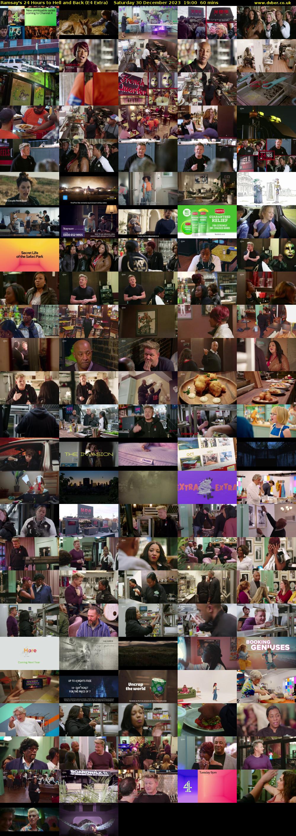 Ramsay's 24 Hours to Hell and Back (E4 Extra) Saturday 30 December 2023 19:00 - 20:00