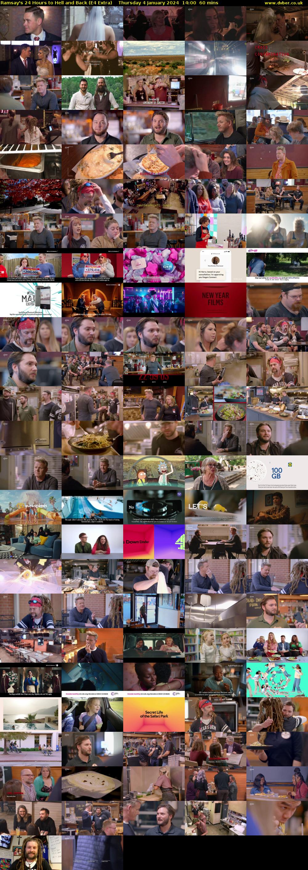 Ramsay's 24 Hours to Hell and Back (E4 Extra) Thursday 4 January 2024 14:00 - 15:00