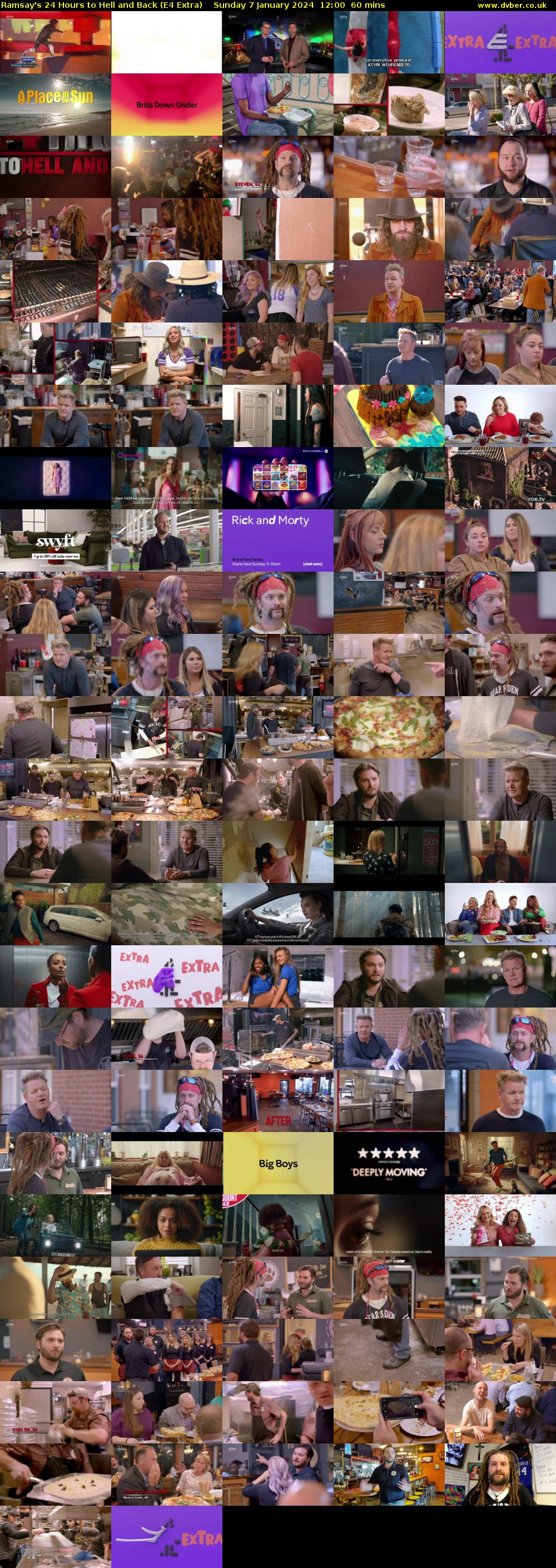 Ramsay's 24 Hours to Hell and Back (E4 Extra) Sunday 7 January 2024 12:00 - 13:00
