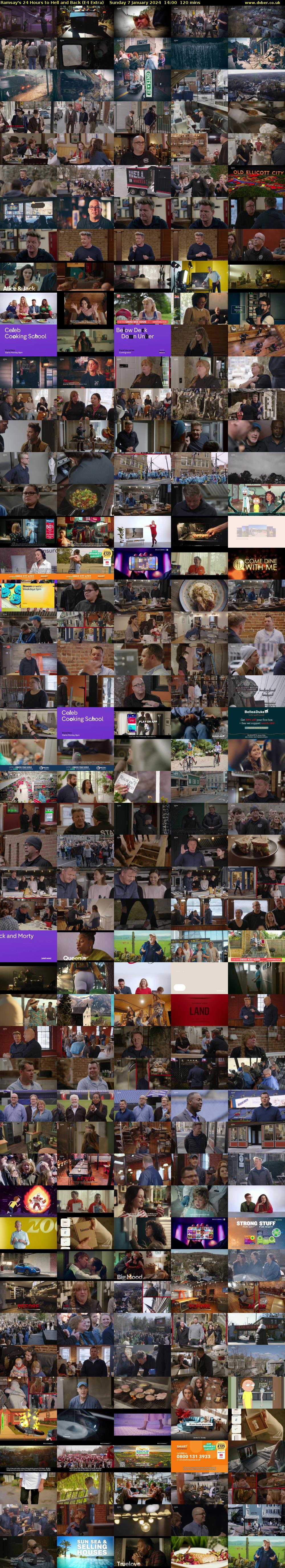 Ramsay's 24 Hours to Hell and Back (E4 Extra) Sunday 7 January 2024 14:00 - 16:00