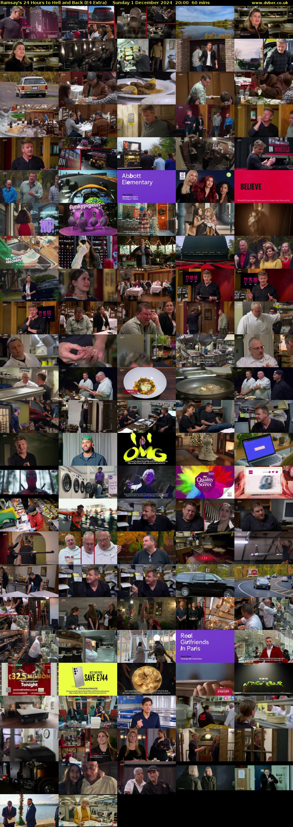 Ramsay's 24 Hours to Hell and Back (E4 Extra) Sunday 1 December 2024 20:00 - 21:00
