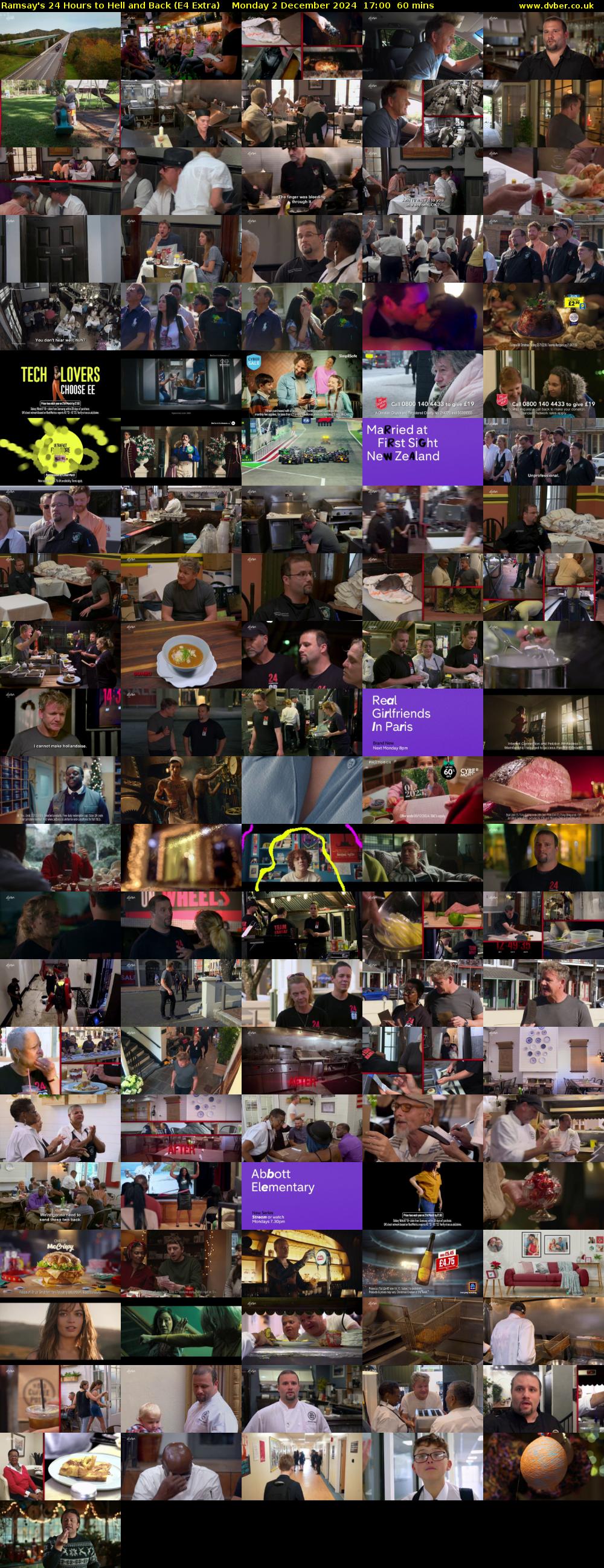 Ramsay's 24 Hours to Hell and Back (E4 Extra) Monday 2 December 2024 17:00 - 18:00