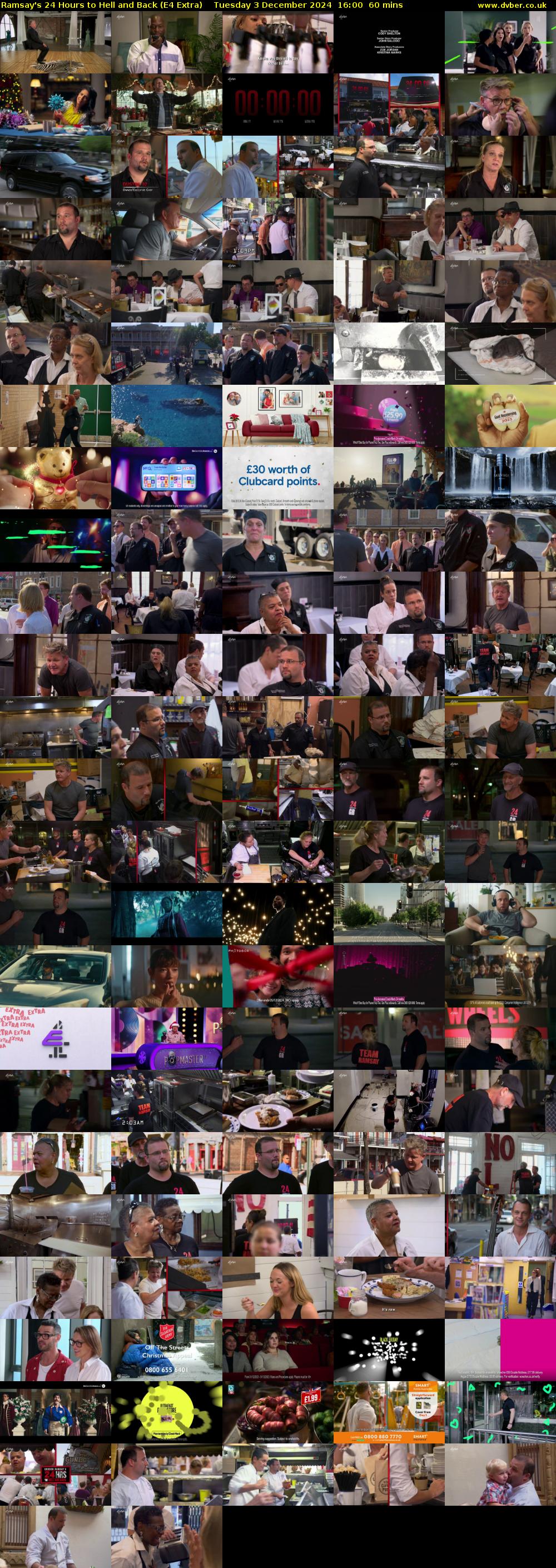 Ramsay's 24 Hours to Hell and Back (E4 Extra) Tuesday 3 December 2024 16:00 - 17:00