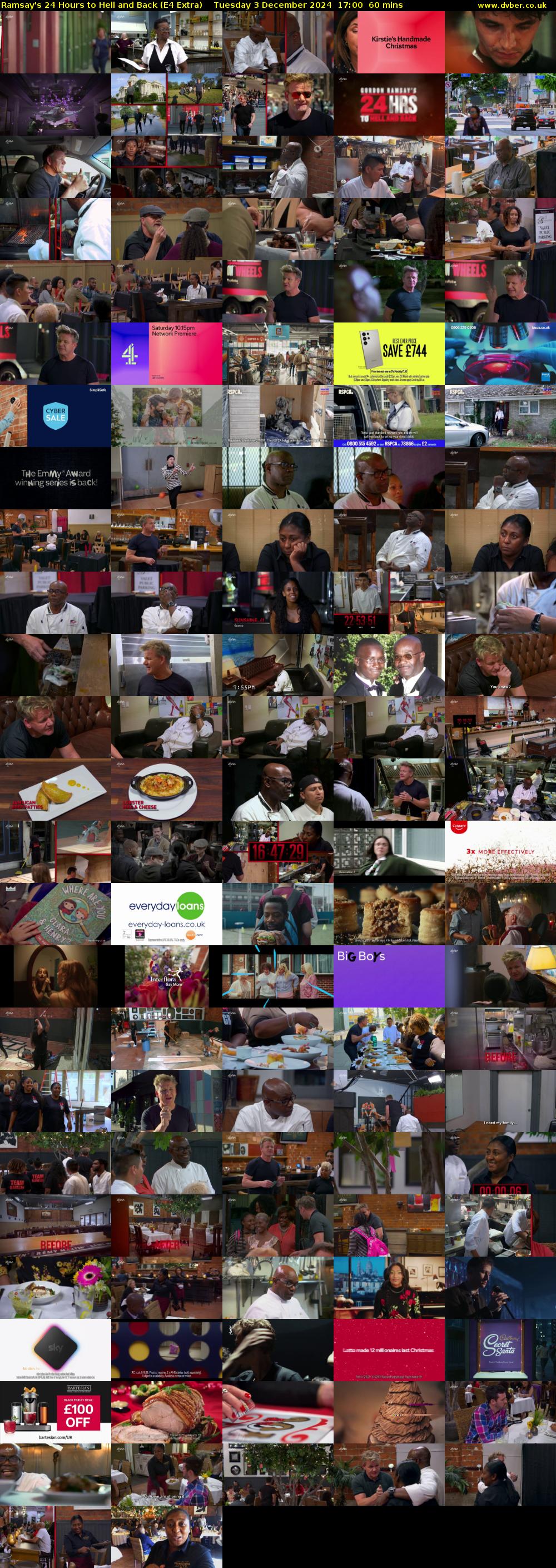 Ramsay's 24 Hours to Hell and Back (E4 Extra) Tuesday 3 December 2024 17:00 - 18:00