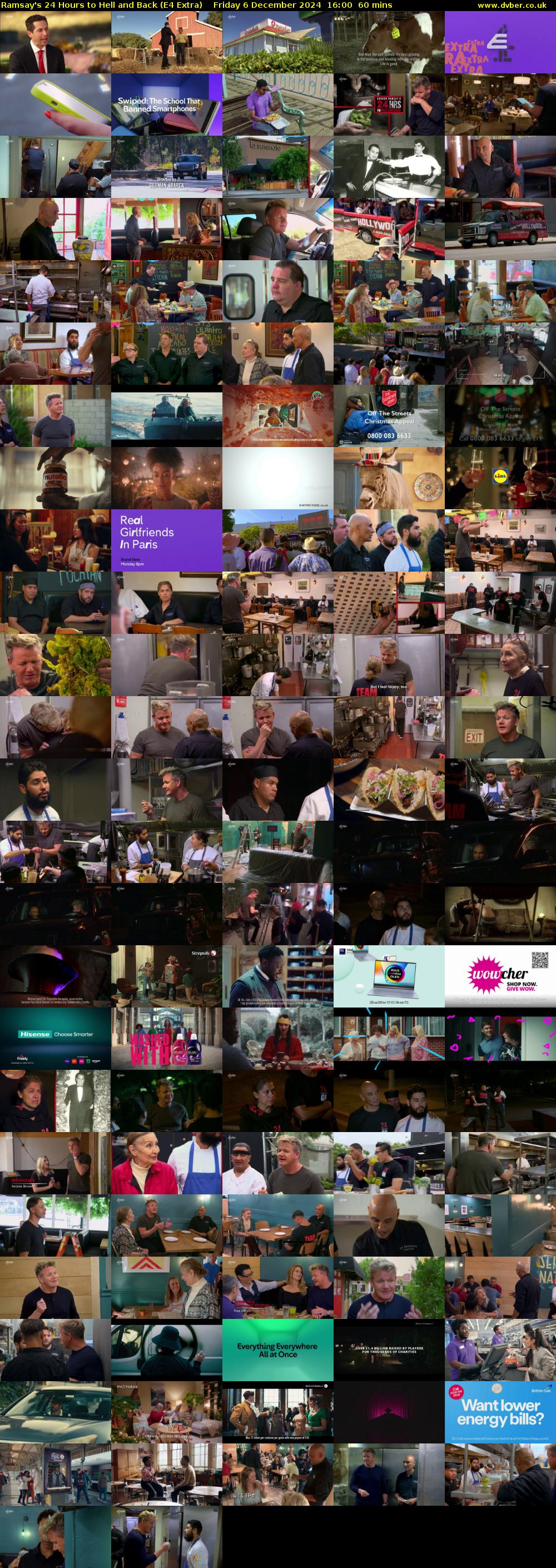 Ramsay's 24 Hours to Hell and Back (E4 Extra) Friday 6 December 2024 16:00 - 17:00