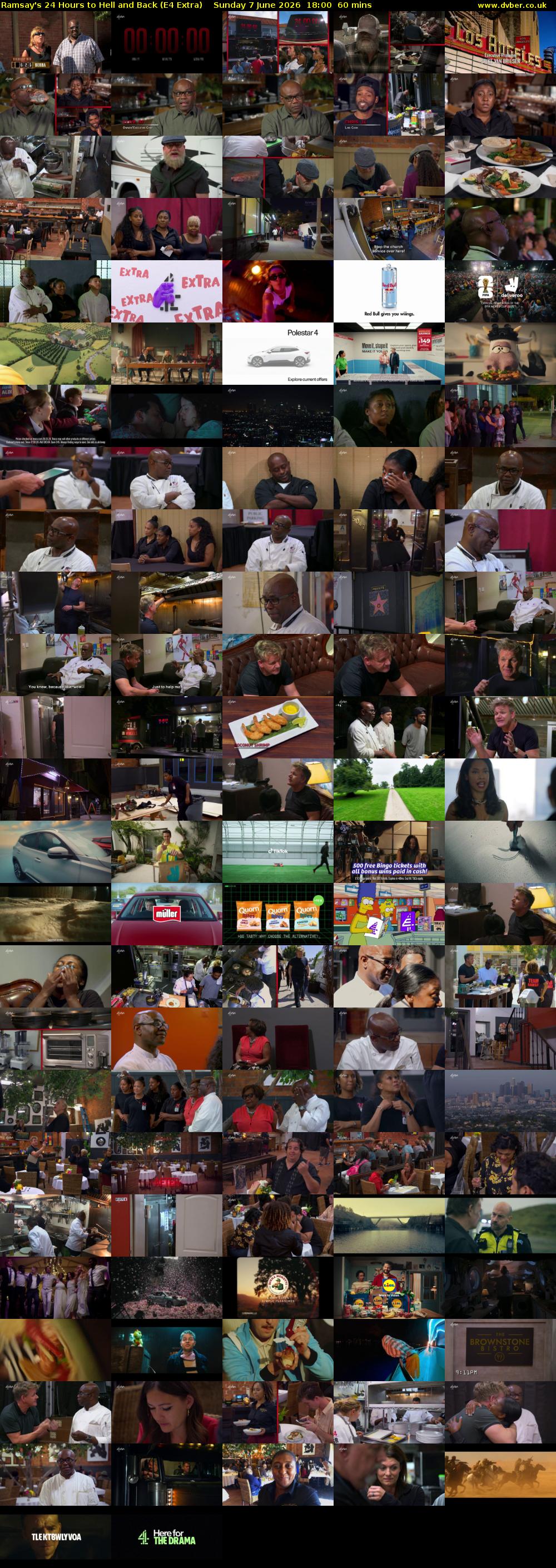 Ramsay's 24 Hours to Hell and Back (E4 Extra) Sunday 7 June 2026 18:00 - 19:00