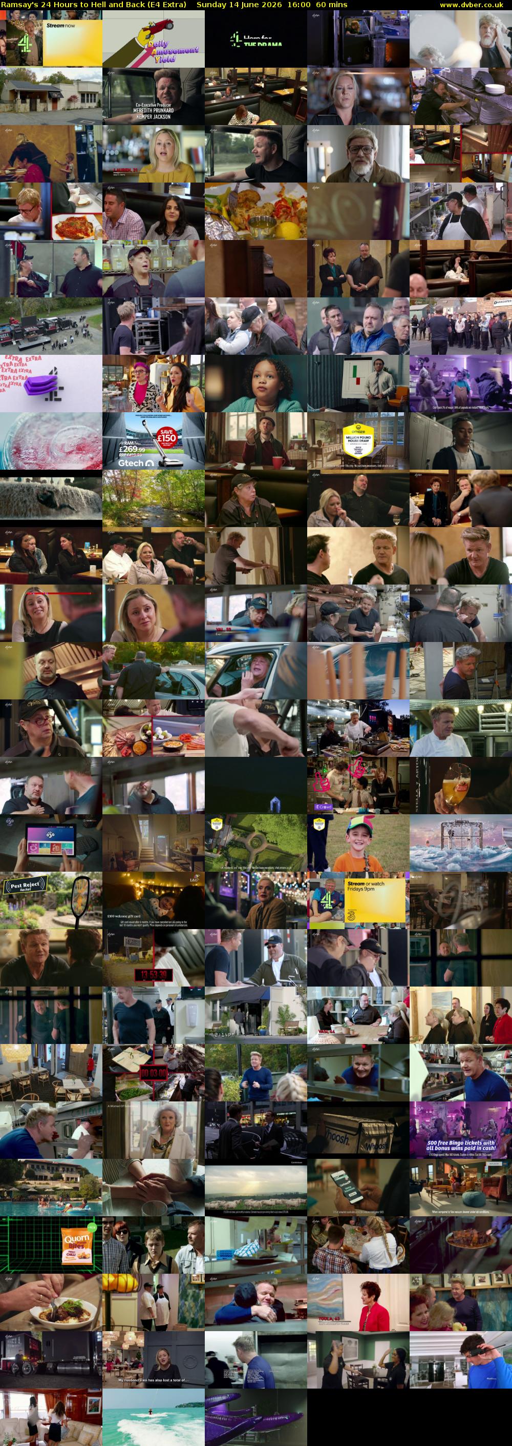 Ramsay's 24 Hours to Hell and Back (E4 Extra) Sunday 14 June 2026 16:00 - 17:00