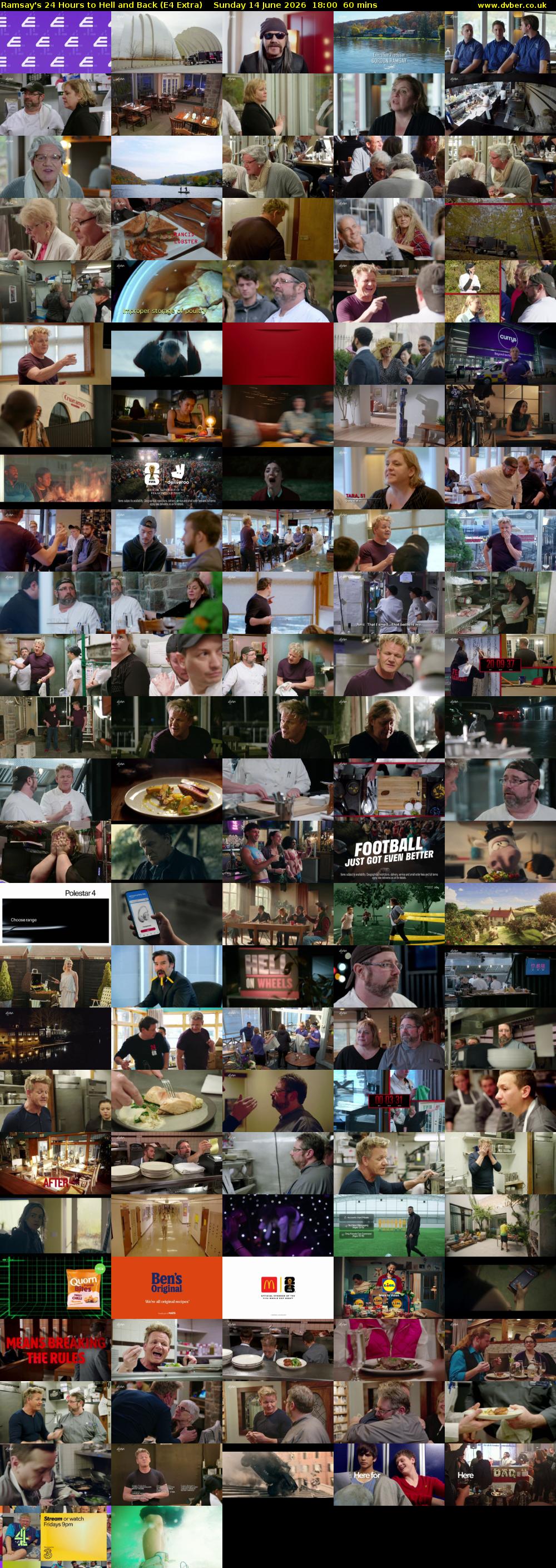 Ramsay's 24 Hours to Hell and Back (E4 Extra) Sunday 14 June 2026 18:00 - 19:00