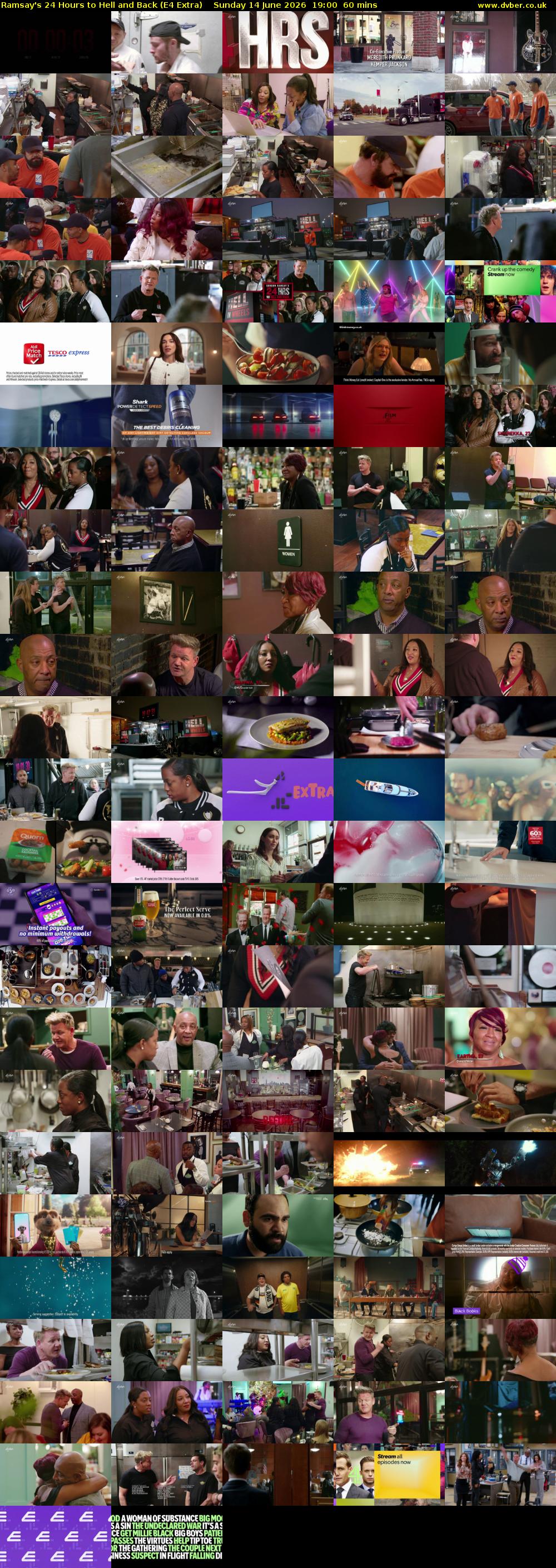 Ramsay's 24 Hours to Hell and Back (E4 Extra) Sunday 14 June 2026 19:00 - 20:00