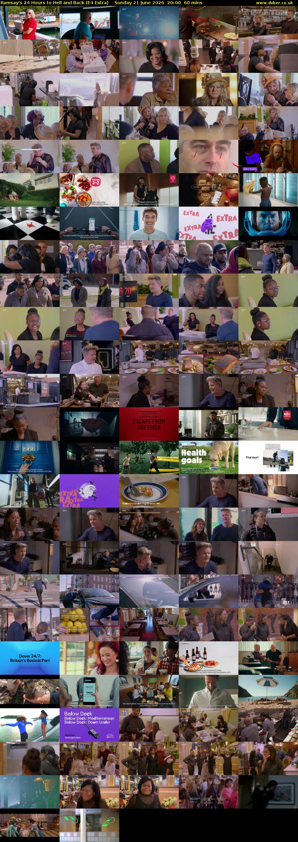 Ramsay's 24 Hours to Hell and Back (E4 Extra) Sunday 21 June 2026 20:00 - 21:00