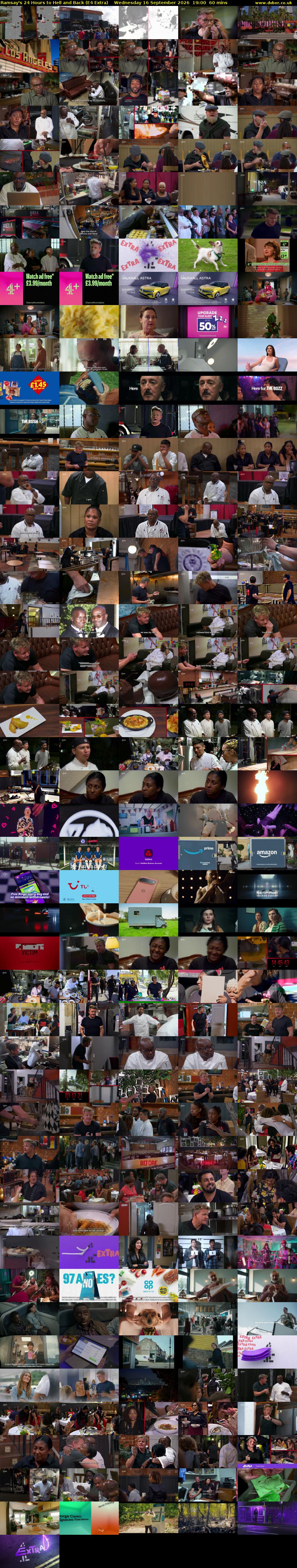 Ramsay's 24 Hours to Hell and Back (E4 Extra) Wednesday 16 September 2026 19:00 - 20:00