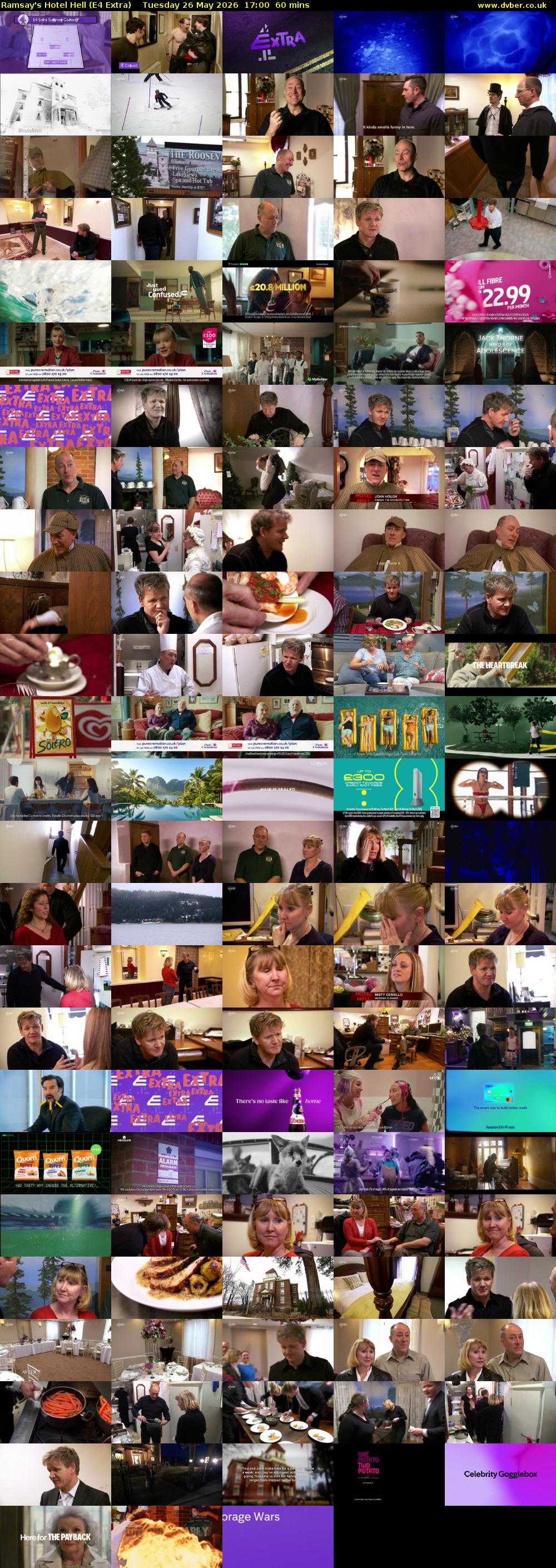 Ramsay's Hotel Hell (E4 Extra) Tuesday 26 May 2026 17:00 - 18:00