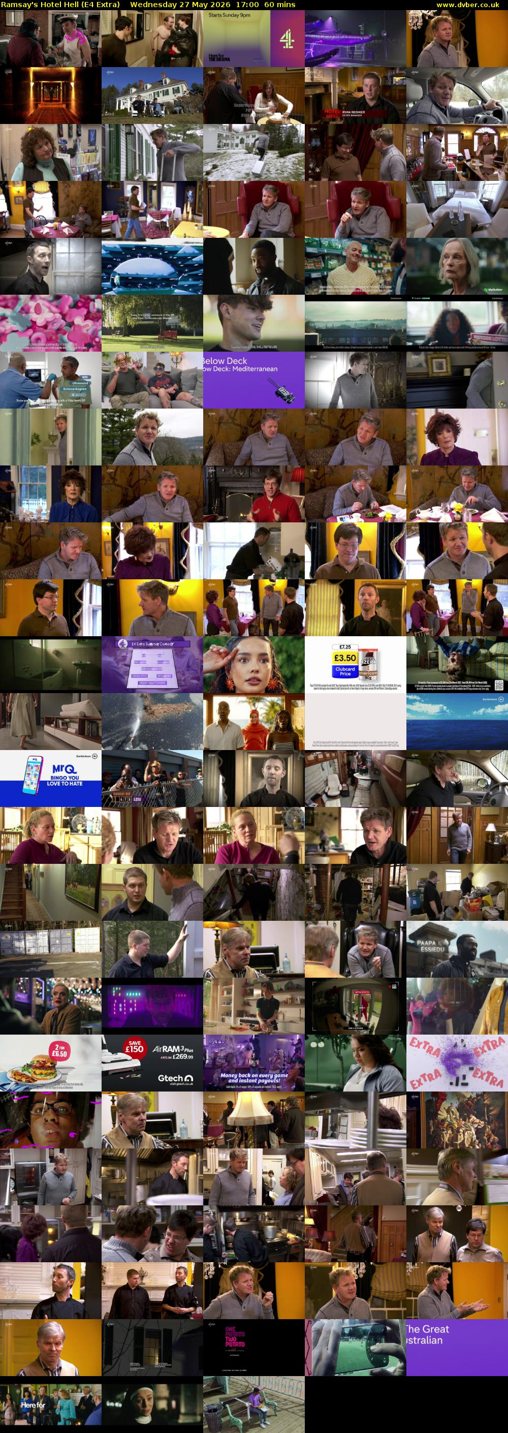 Ramsay's Hotel Hell (E4 Extra) Wednesday 27 May 2026 17:00 - 18:00