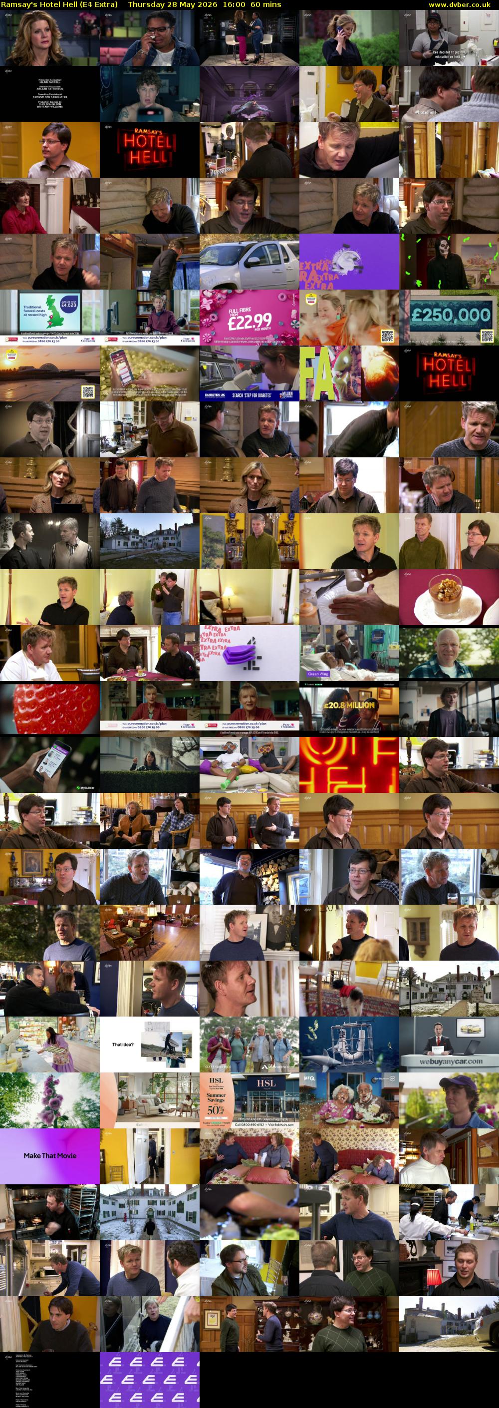 Ramsay's Hotel Hell (E4 Extra) Thursday 28 May 2026 16:00 - 17:00