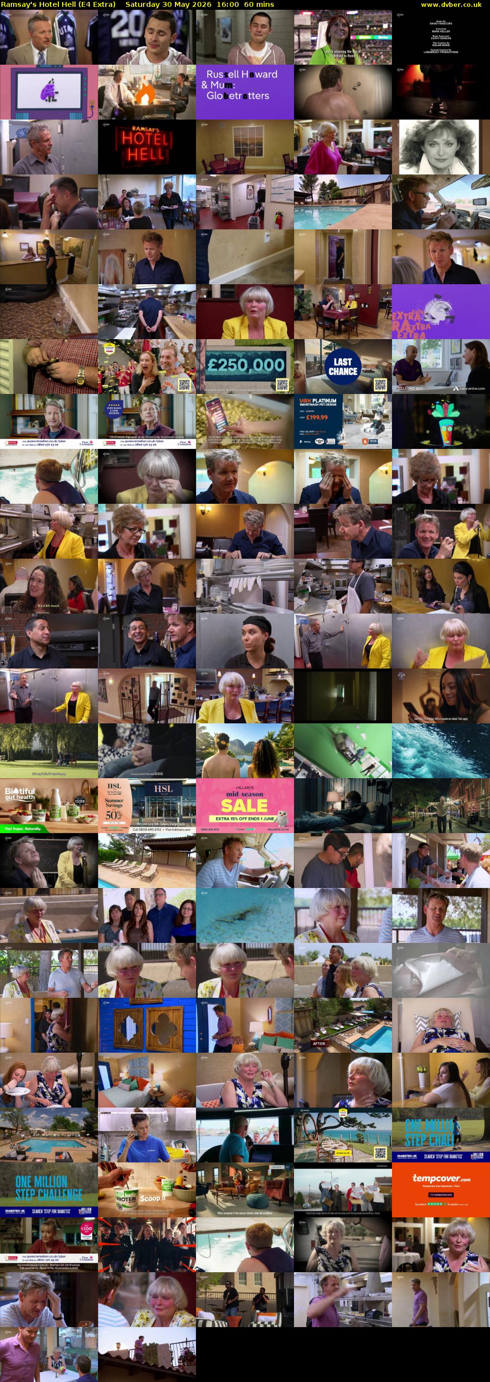Ramsay's Hotel Hell (E4 Extra) Saturday 30 May 2026 16:00 - 17:00