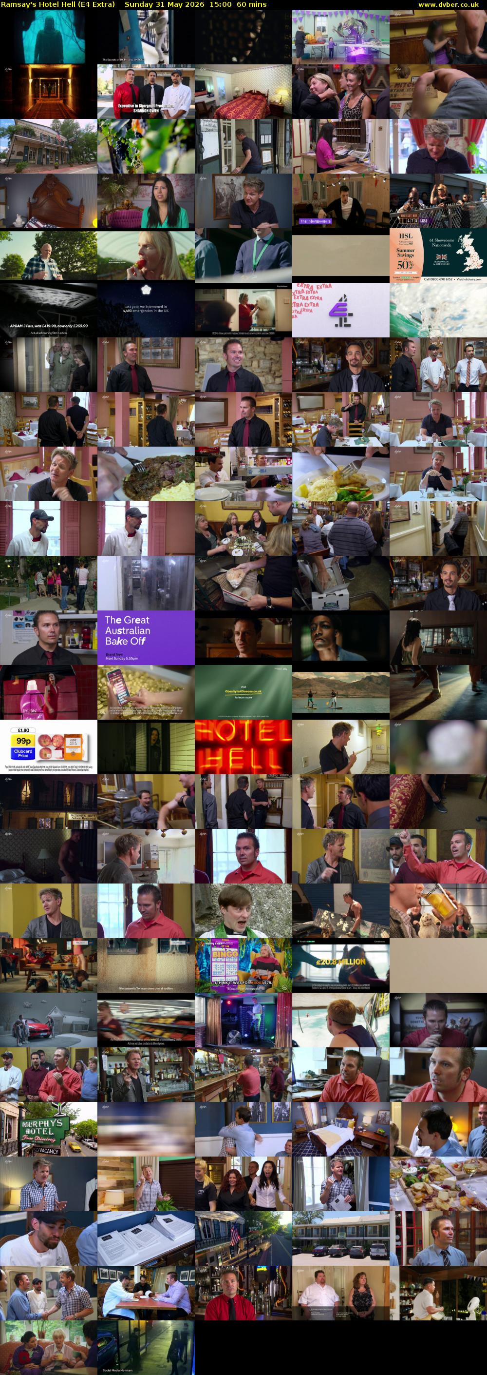 Ramsay's Hotel Hell (E4 Extra) Sunday 31 May 2026 15:00 - 16:00