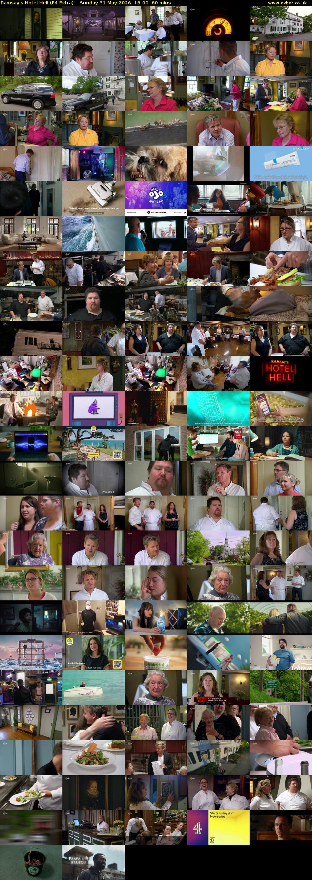 Ramsay's Hotel Hell (E4 Extra) Sunday 31 May 2026 16:00 - 17:00
