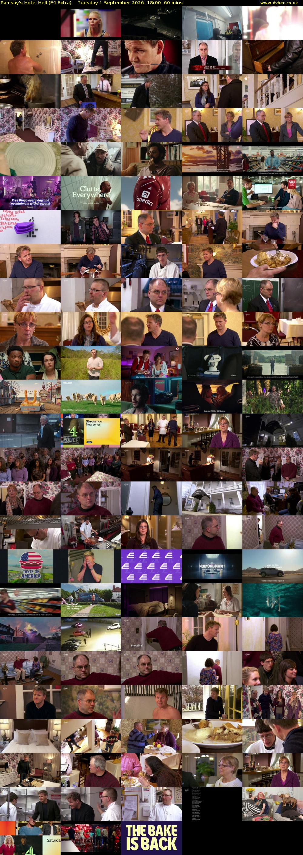 Ramsay's Hotel Hell (E4 Extra) Tuesday 1 September 2026 18:00 - 19:00