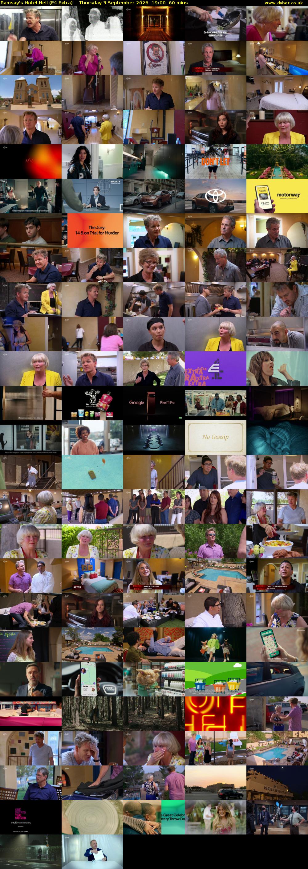 Ramsay's Hotel Hell (E4 Extra) Thursday 3 September 2026 19:00 - 20:00