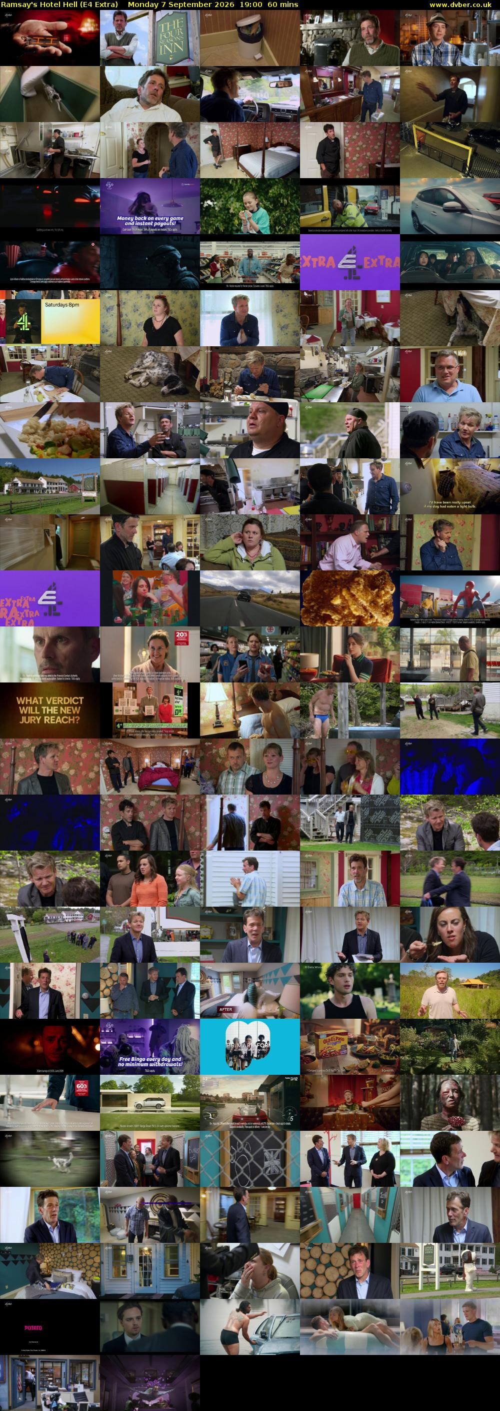Ramsay's Hotel Hell (E4 Extra) Monday 7 September 2026 19:00 - 20:00