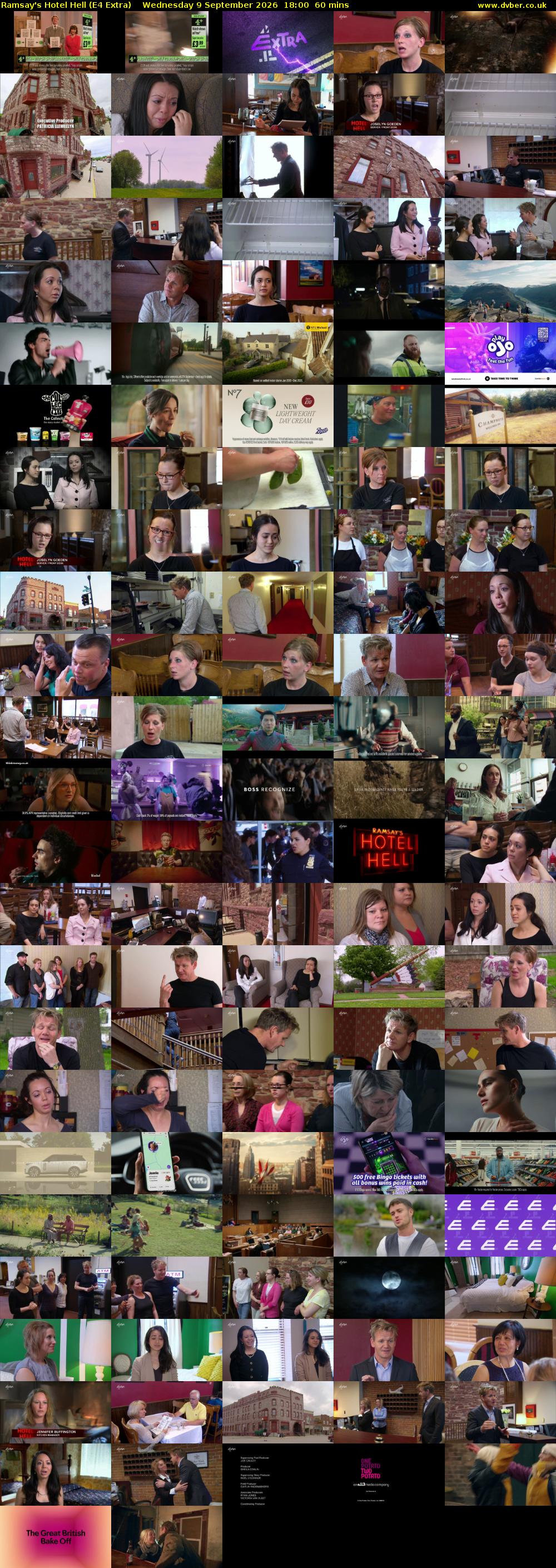 Ramsay's Hotel Hell (E4 Extra) Wednesday 9 September 2026 18:00 - 19:00