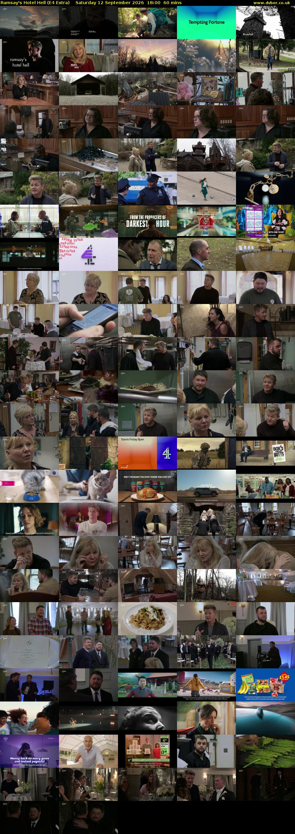 Ramsay's Hotel Hell (E4 Extra) Saturday 12 September 2026 18:00 - 19:00