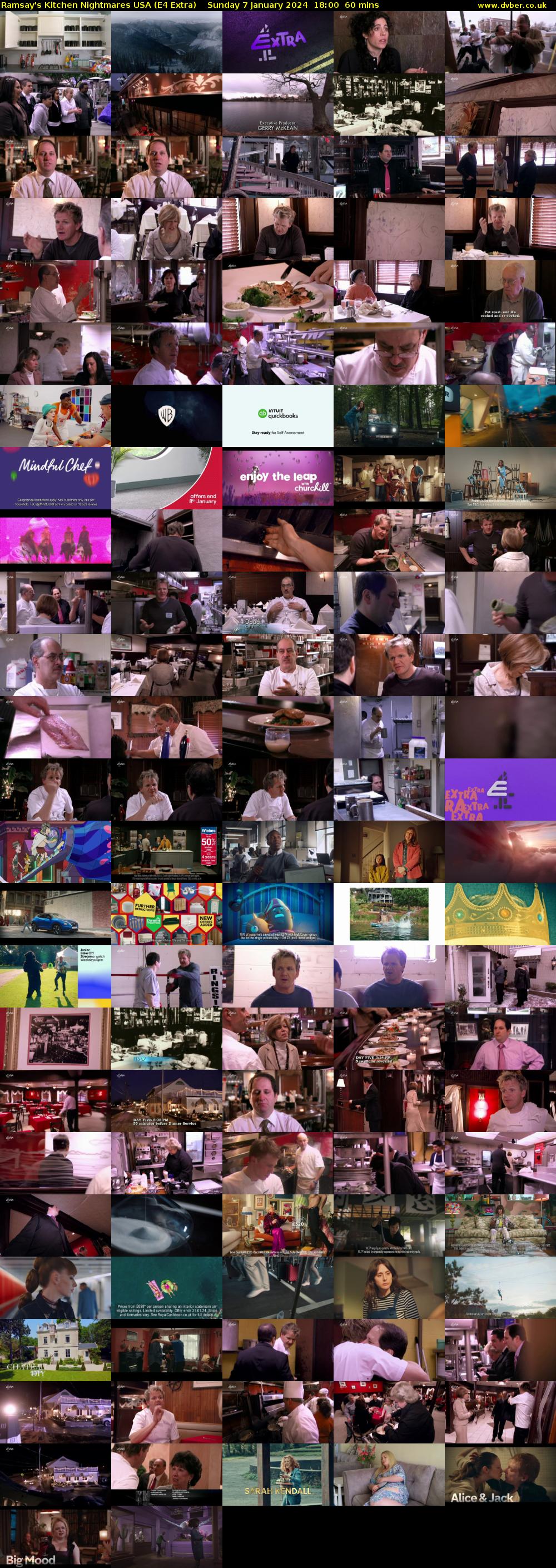 Ramsay's Kitchen Nightmares USA (E4 Extra) Sunday 7 January 2024 18:00 - 19:00