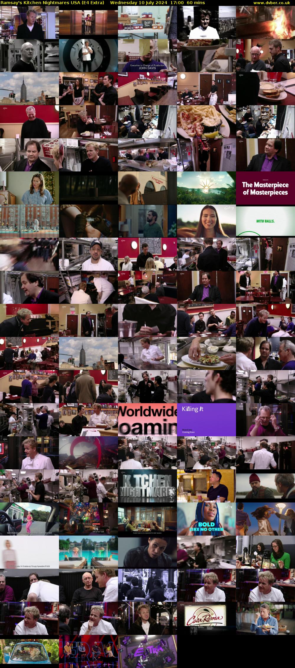 Ramsay's Kitchen Nightmares USA (E4 Extra) Wednesday 10 July 2024 17:00 - 18:00