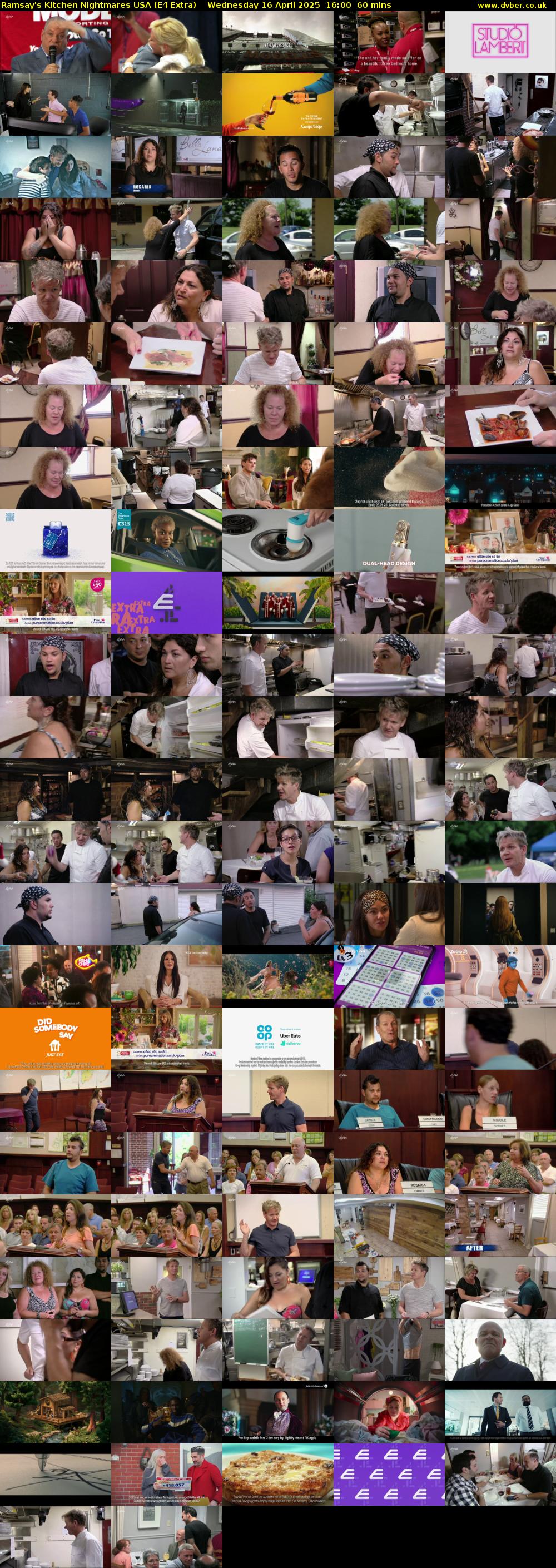 Ramsay's Kitchen Nightmares USA (E4 Extra) Wednesday 16 April 2025 16:00 - 17:00