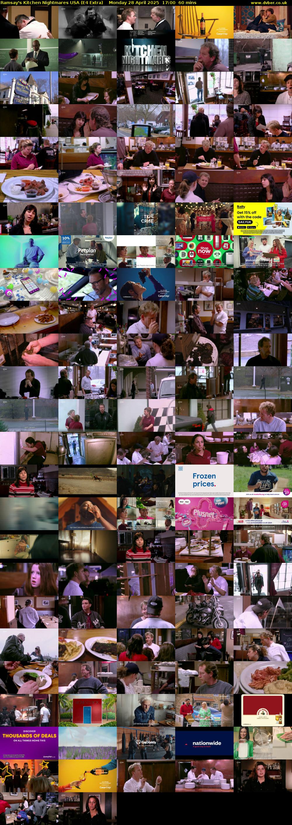Ramsay's Kitchen Nightmares USA (E4 Extra) Monday 28 April 2025 17:00 - 18:00