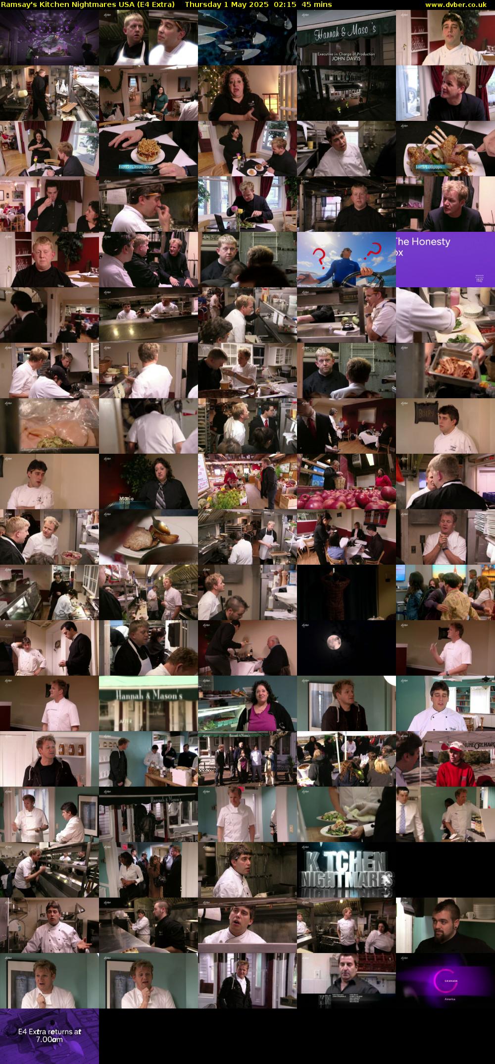 Ramsay's Kitchen Nightmares USA (E4 Extra) Thursday 1 May 2025 02:15 - 03:00