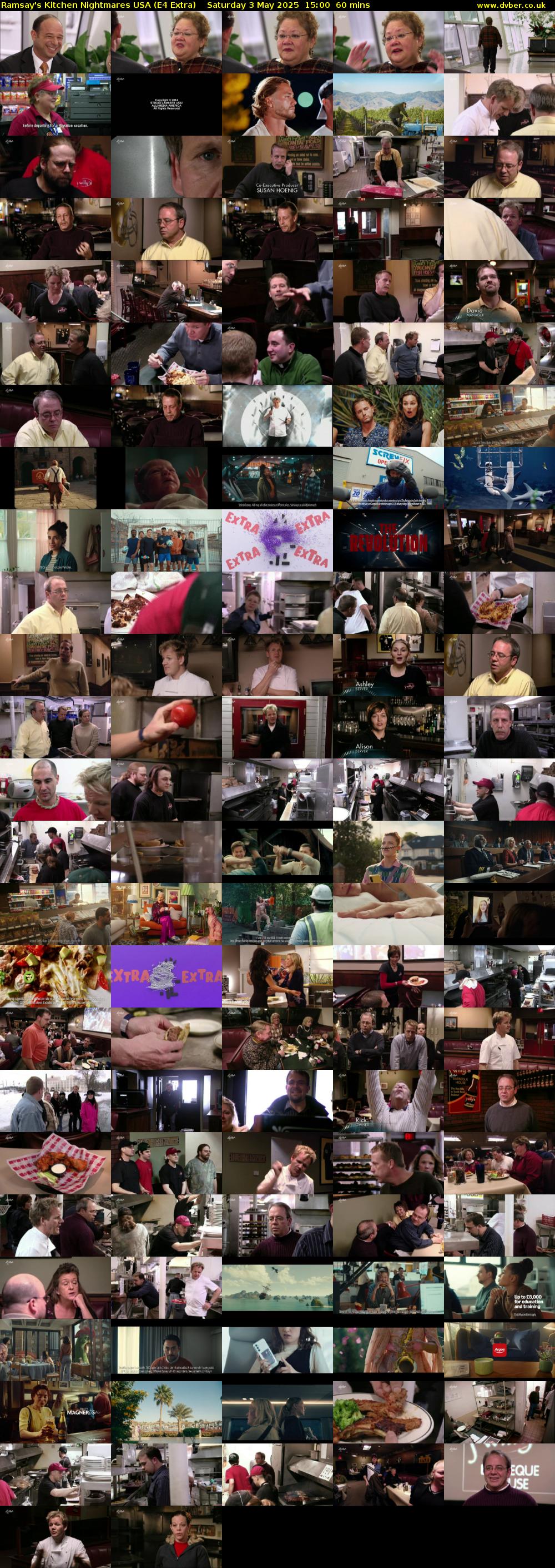 Ramsay's Kitchen Nightmares USA (E4 Extra) Saturday 3 May 2025 15:00 - 16:00