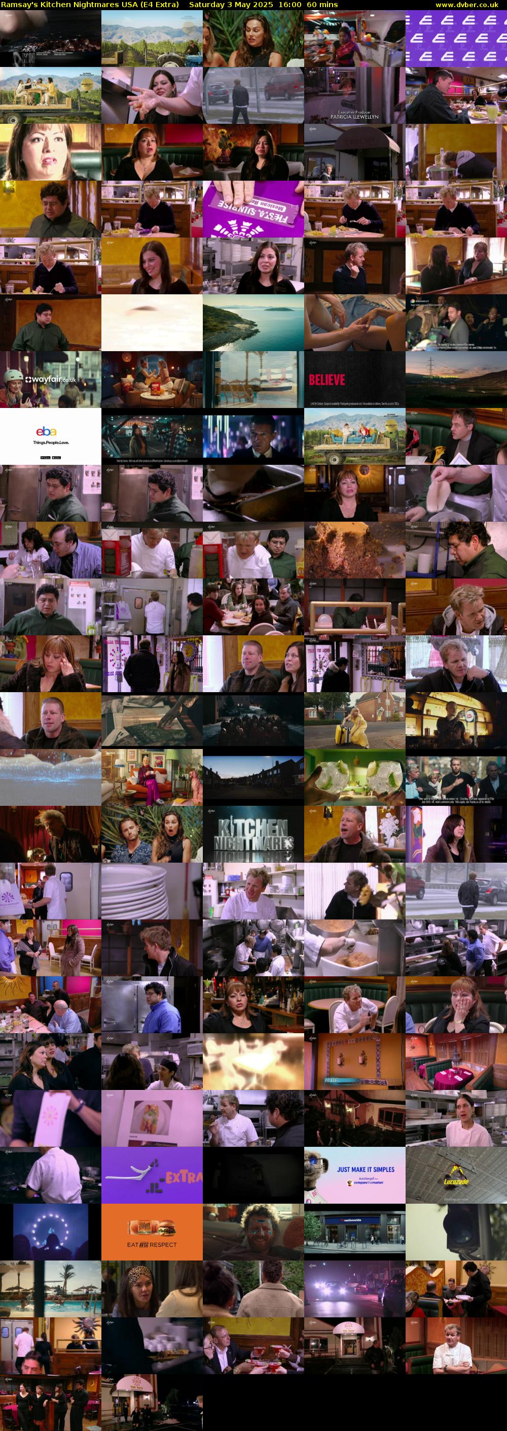 Ramsay's Kitchen Nightmares USA (E4 Extra) Saturday 3 May 2025 16:00 - 17:00