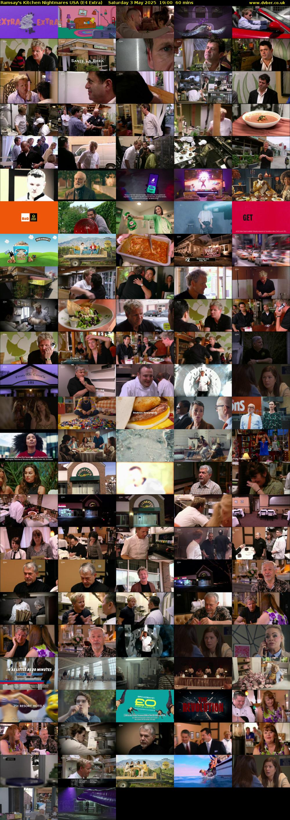 Ramsay's Kitchen Nightmares USA (E4 Extra) Saturday 3 May 2025 19:00 - 20:00