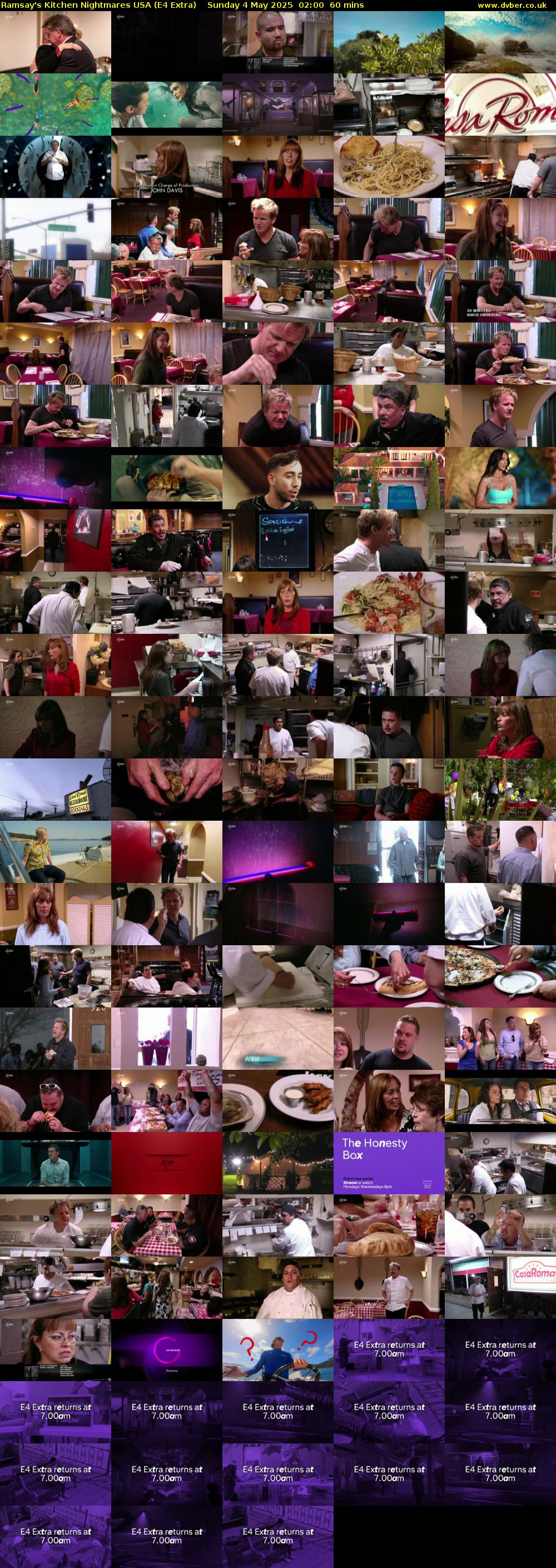 Ramsay's Kitchen Nightmares USA (E4 Extra) Sunday 4 May 2025 02:00 - 03:00