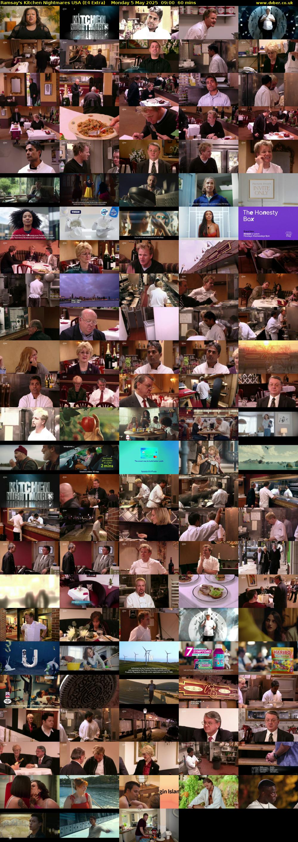 Ramsay's Kitchen Nightmares USA (E4 Extra) Monday 5 May 2025 09:00 - 10:00