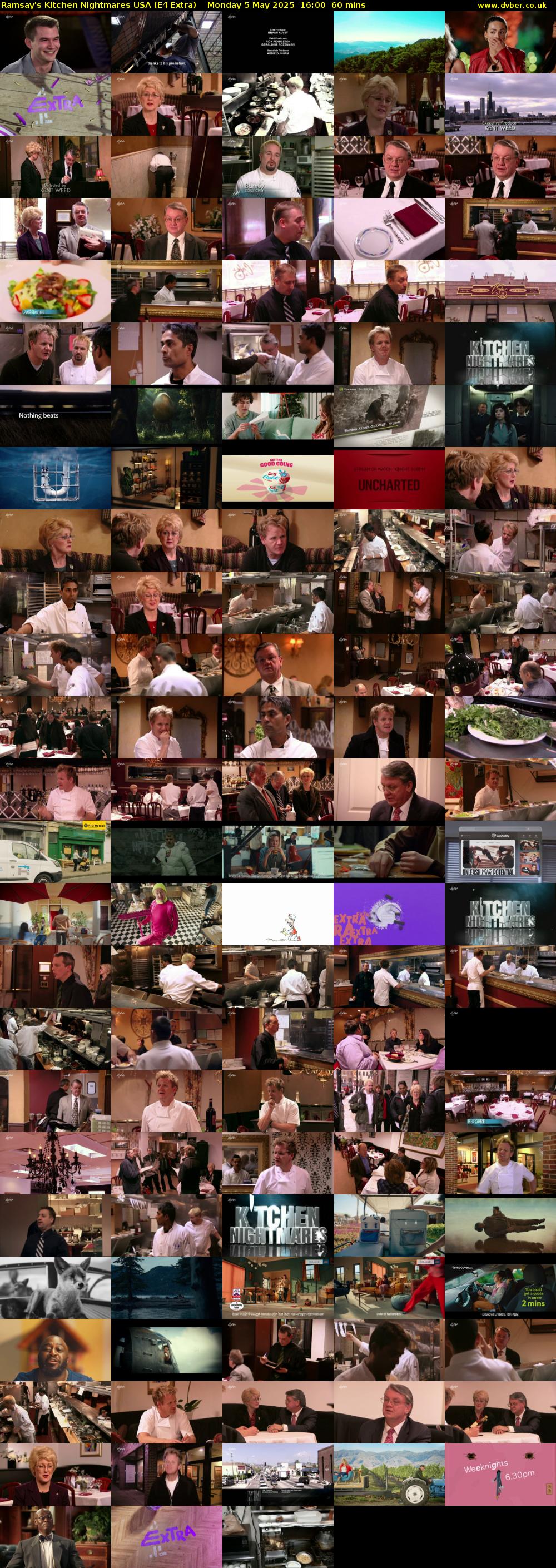 Ramsay's Kitchen Nightmares USA (E4 Extra) Monday 5 May 2025 16:00 - 17:00