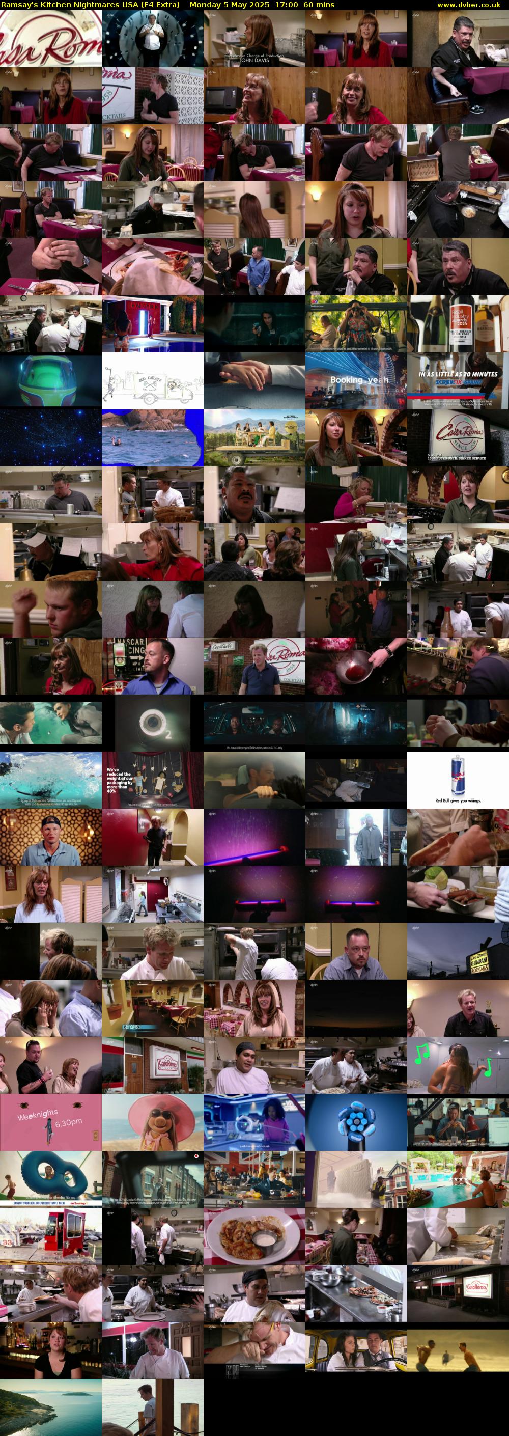Ramsay's Kitchen Nightmares USA (E4 Extra) Monday 5 May 2025 17:00 - 18:00